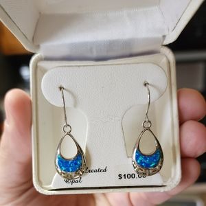 Womans Kohls Sterling Silver dangle earring set